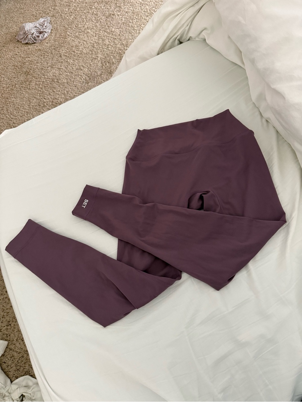 SET Active Plum Purple Sportbody Leggings